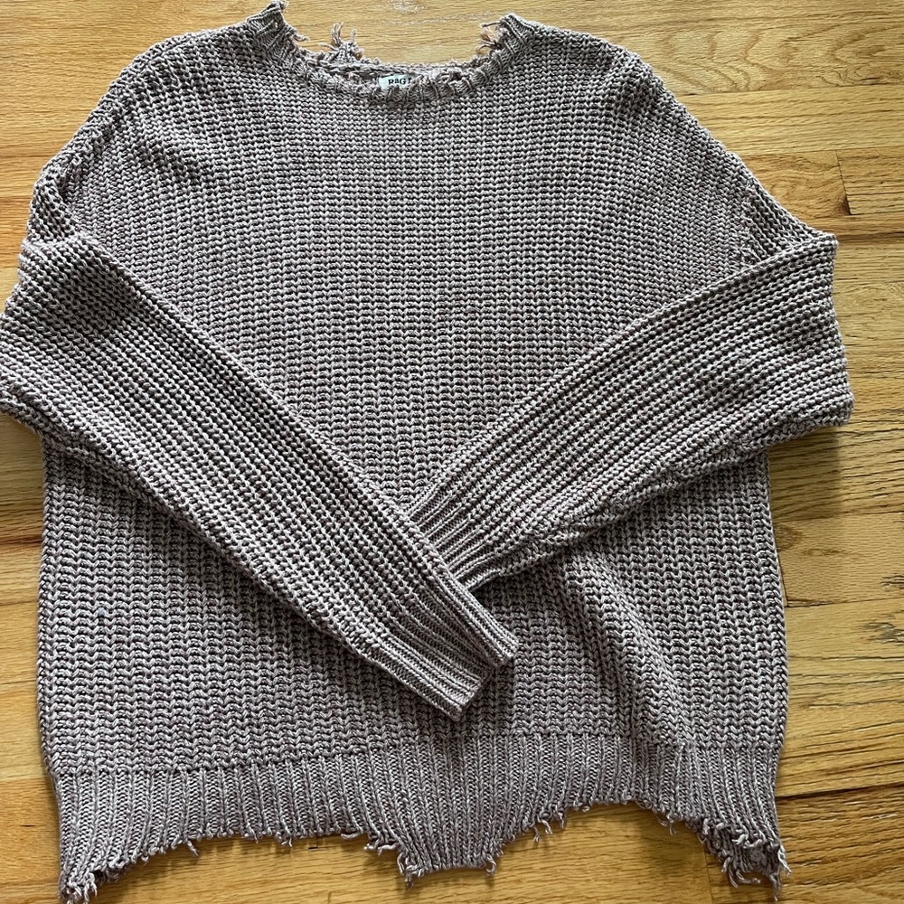 Distressed Sweater